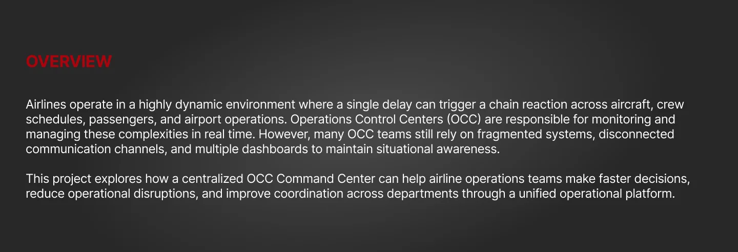Airline OCC Command Center — slide 3