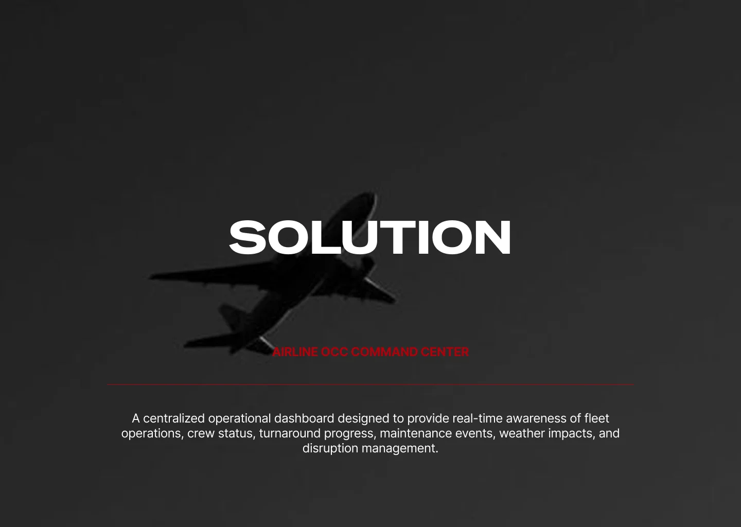 Airline OCC Command Center — slide 11