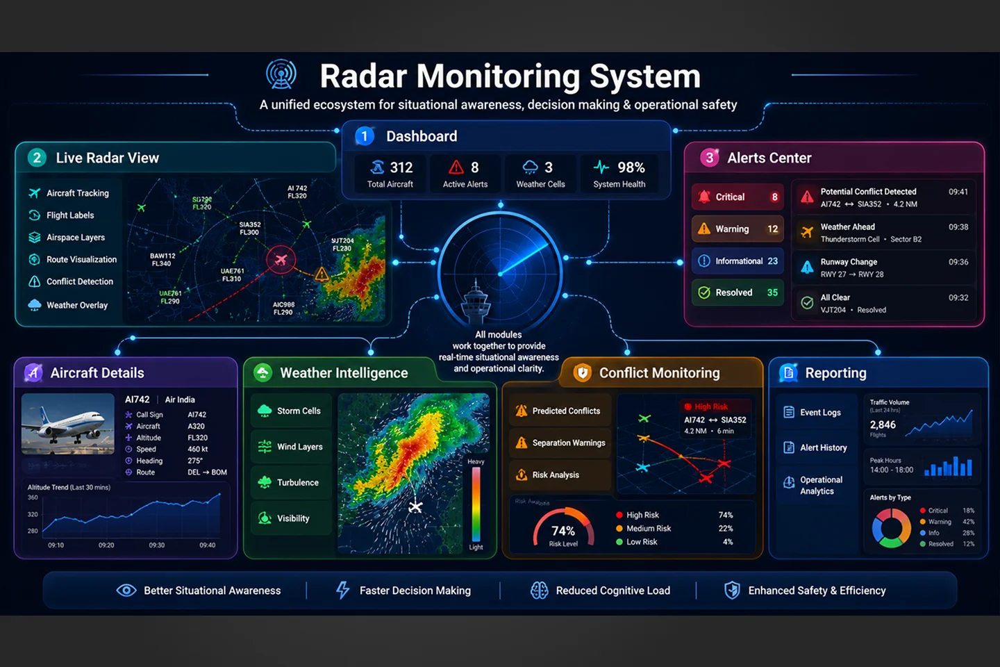 Air Traffic / Radar Monitoring Interface — slide 18