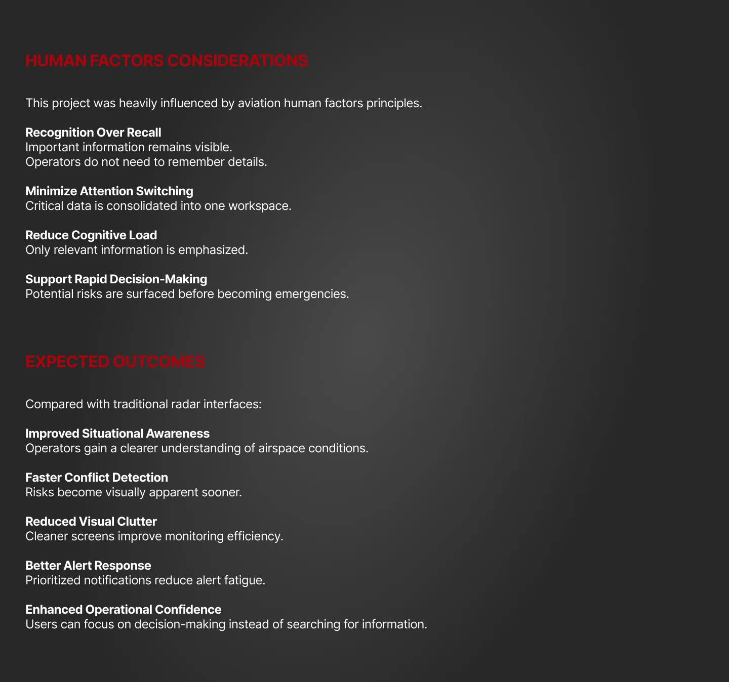 Air Traffic / Radar Monitoring Interface — slide 27