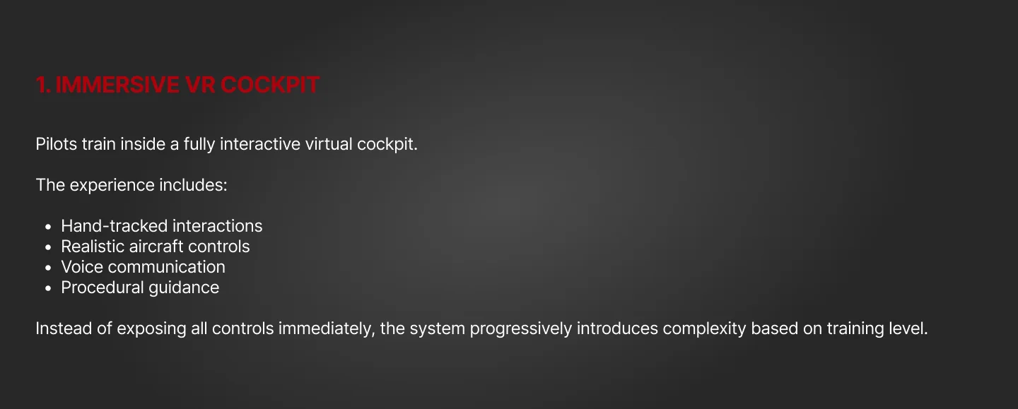 VR Pilot Training Ecosystem — slide 15