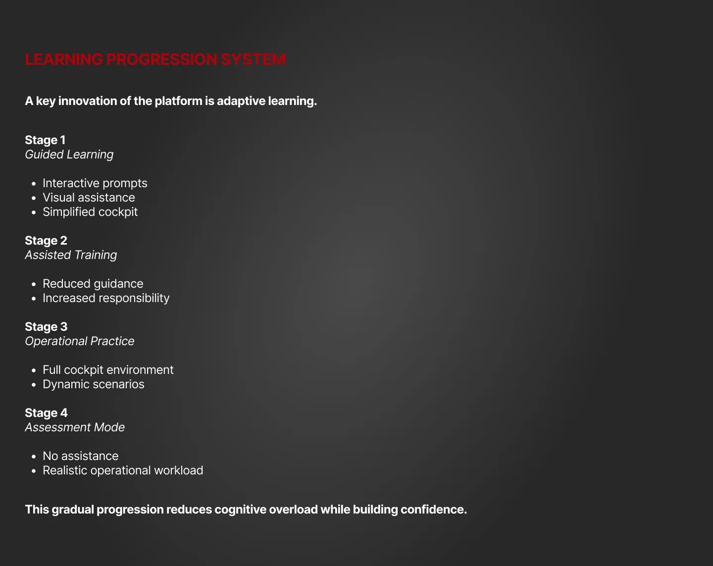 VR Pilot Training Ecosystem — slide 20